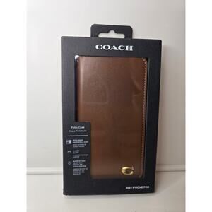 Coach Folio Case for iPhone 16 Pro